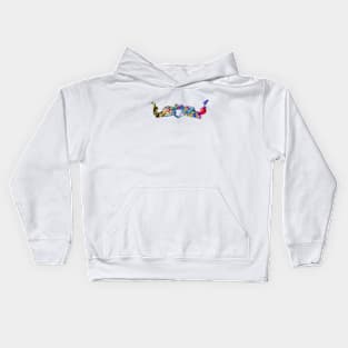 Couple Skydiver Kids Hoodie